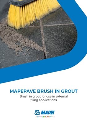 MapePave Brush in Grout Leaflet